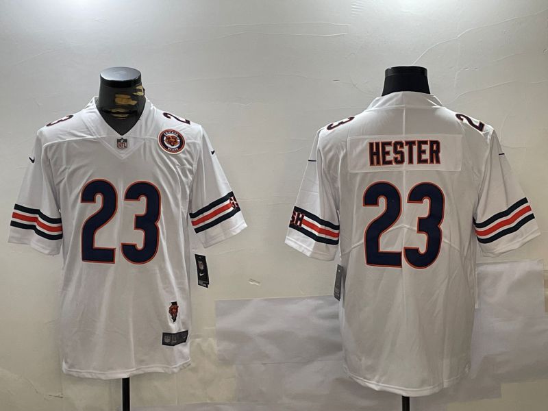 Men Chicago Bears #23 Hester White 2024 Nike Limited NFL Jersey style 2->miami dolphins->NFL Jersey